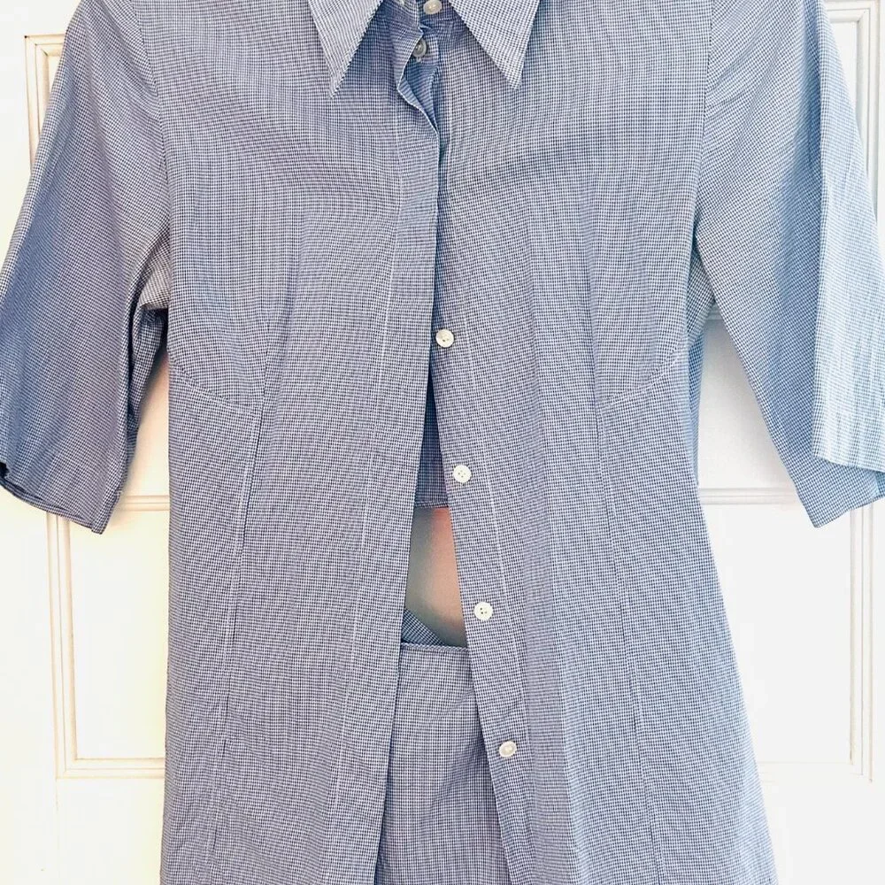 Stella McCartney Open Back Button Down Blouse Size 38 IT - Picture 4 of 11